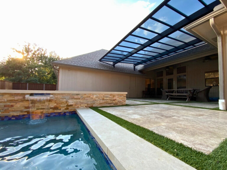 Aluminum Pool Patio Cover LJF Series (Gallery Image) - 1