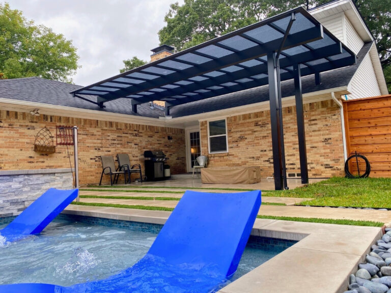 Aluminum Pool Patio Cover LJF Series (Gallery Image) - 1