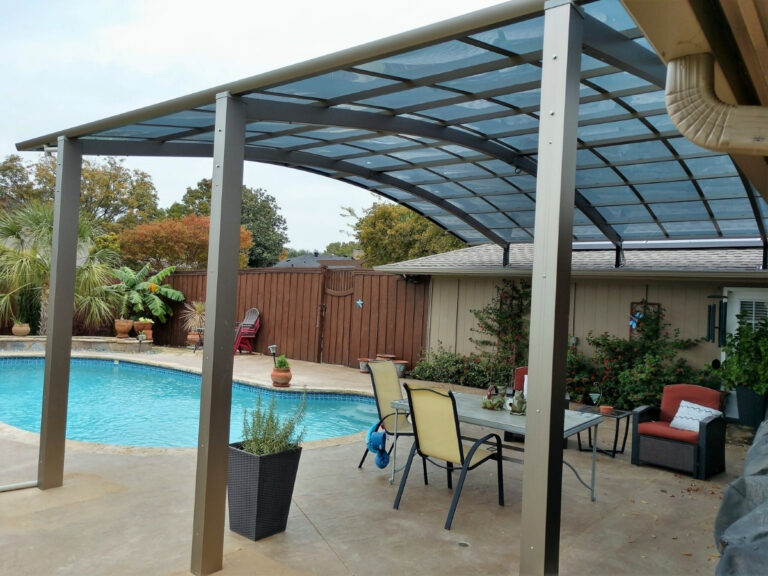 Aluminum Pool Patio Cover PJR Series (Gallery Image) - 1