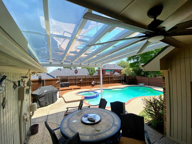 Aluminum Pool Patio Cover TF Series (Gallery Image) - 1