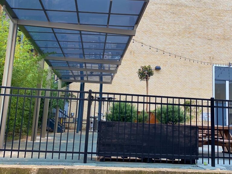 Commercial Aluminum Shade Cover Canopy MLR Series (Gallery Image)