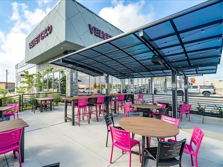 Commercial Aluminum Shade Cover Canopy PJF Series (Gallery Image)