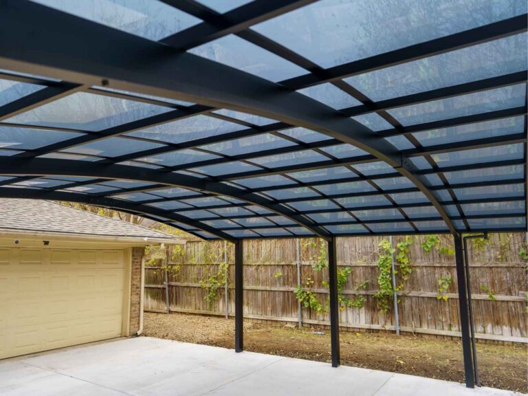 Concrete Driveway and Aluminum Carport Dallas Texas Slide 2