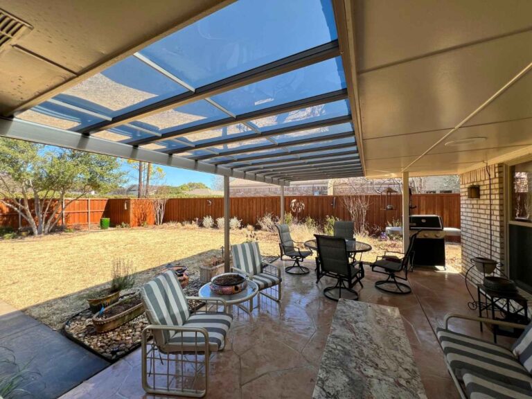Patio Attached Aluminum Patio Cover Arlington, Texas Slide 9