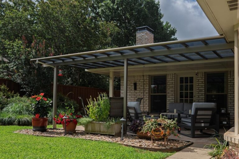 Aluminum Patio Cover Attached TF Series Plano TX Gallery