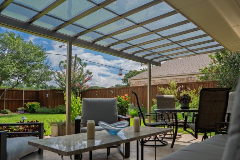 Aluminum Patio Cover Attached TF Series Plano TX Gallery