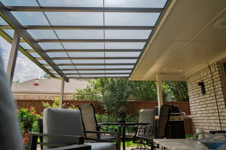 Aluminum Patio Cover Attached TF Series Plano TX Gallery