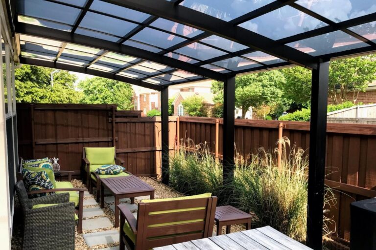 Aluminum Patio Cover Freestanding Cantilever PJR Series McKinney TX Gallery