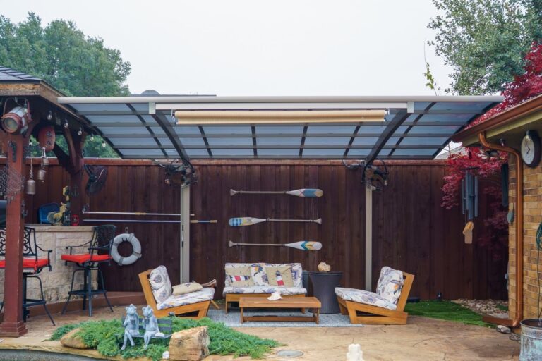 Aluminum Patio Cover Freestanding Cantilever PJR Series Plano TX Gallery