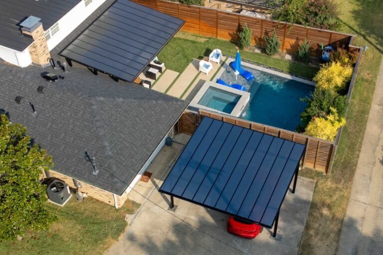 Aluminum Carport LJW Series White Rock TX Gallery