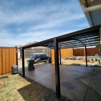 PJR Wide Beam Double Carport (Dark Bronze)