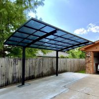 PJR Single Carport (Black)