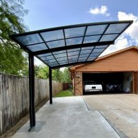 PJR Single Carport (Black)