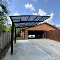 PJR Single Carport (Black)