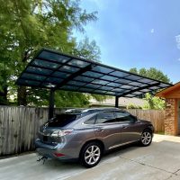 PJR Single Carport (Black)