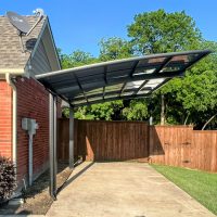 PJR Single Carport (Black)