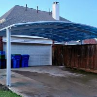 PJR Wide Beam Triple Carport (White)